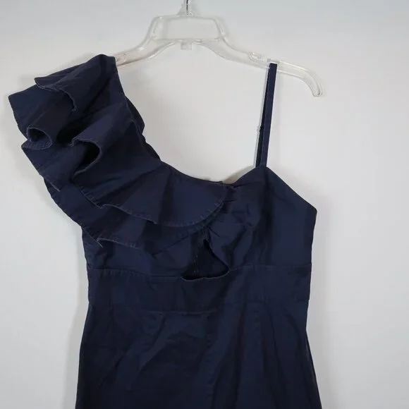 Fame And Partners Los Feliz Jumpsuit Navy Blue 12 - Picture 6 of 7